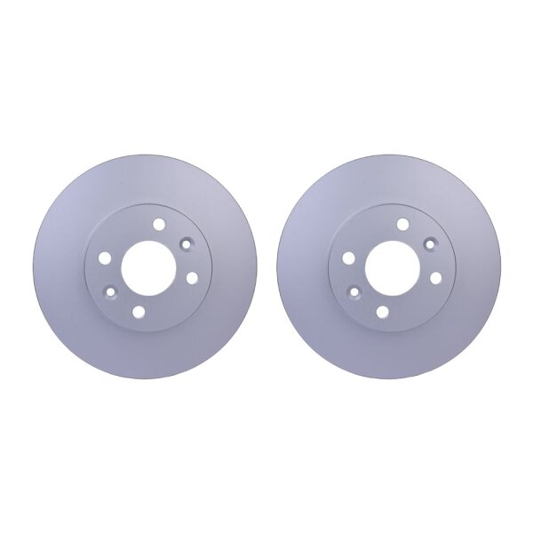 2 Brake Discs internally ventilated Ø 61 mm 22 mm HELLA for e.g. RENAULT LAGUNA