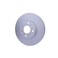 2 Brake Discs internally ventilated Ø 61 mm 22 mm HELLA for e.g. RENAULT LAGUNA