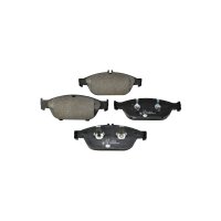 Brake pad set discs with wear warning 19 mm HELLA for...