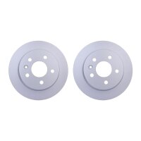 2 Brake Discs full Ø 67 mm 10 mm HELLA suitable...