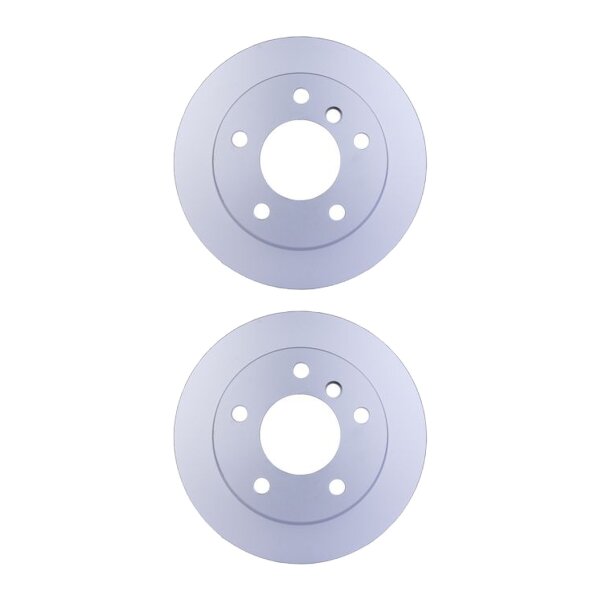 2 Brake Discs full Ø 75 mm 10 mm HELLA suitable for e.g. BMW Z3