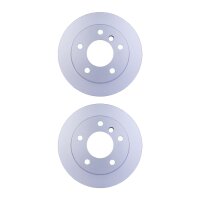 2 Brake Discs full Ø 75 mm 10 mm HELLA suitable...