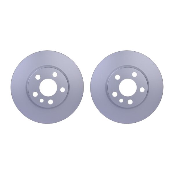 2 Brake Discs internally ventilated Ø 59 mm 20 mm HELLA for PEUGEOT EXPERT