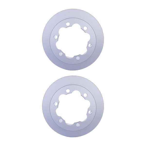 2 Brake Discs internally ventilated Ø 120.2 mm 22 mm HELLA for e.g. MB SPRINTER