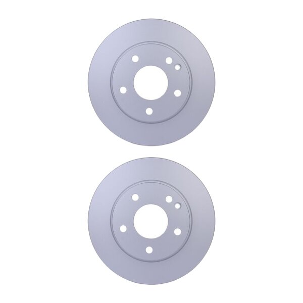 2 Brake Discs internally ventilated Ø 67 mm 22 mm HELLA for MB A-CLASS