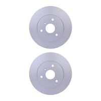 2 Brake Discs full Ø 58 mm 9 mm HELLA suitable for...