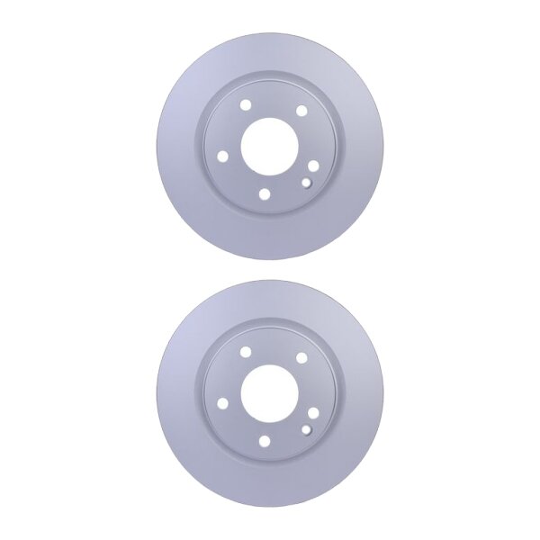 2 Brake Discs internally ventilated Ø 67 mm 22 mm HELLA for MB A-CLASS