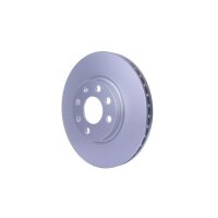 2 Brake Discs internally ventilated Ø 60 mm 24 mm HELLA for e.g. OPEL CORSA