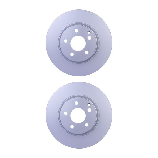 2 Brake Discs internally ventilated Ø 67 mm 28 mm HELLA for e.g. MB E-CLASS