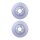 2 Brake Discs internally ventilated Ø 67 mm 28 mm HELLA for e.g. MB E-CLASS