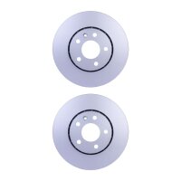 2 Brake Discs externally ventilated Ø 72 mm 28 mm...