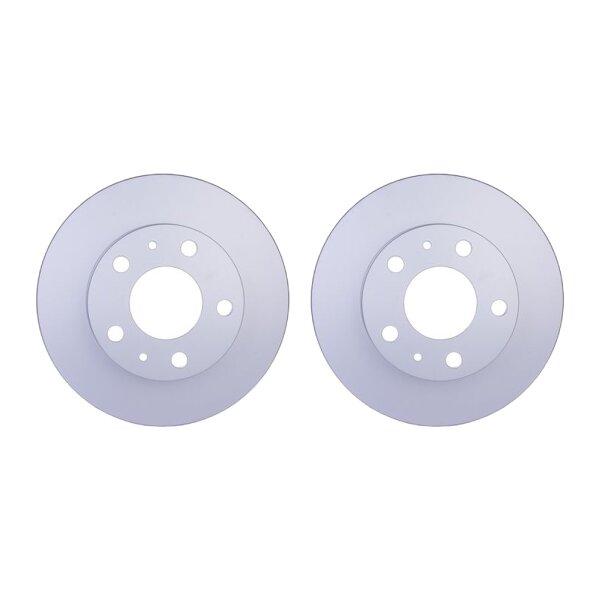 2 Brake Discs internally ventilated Ø 80 mm 24 mm HELLA for FIAT DUCATO