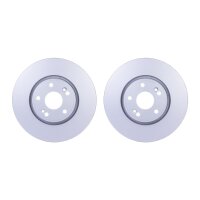 2 Brake Discs externally ventilated Ø 61 mm 26 mm...