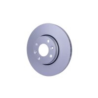 2 Brake Discs externally ventilated Ø 61 mm 22 mm HELLA for RENAULT CLIO