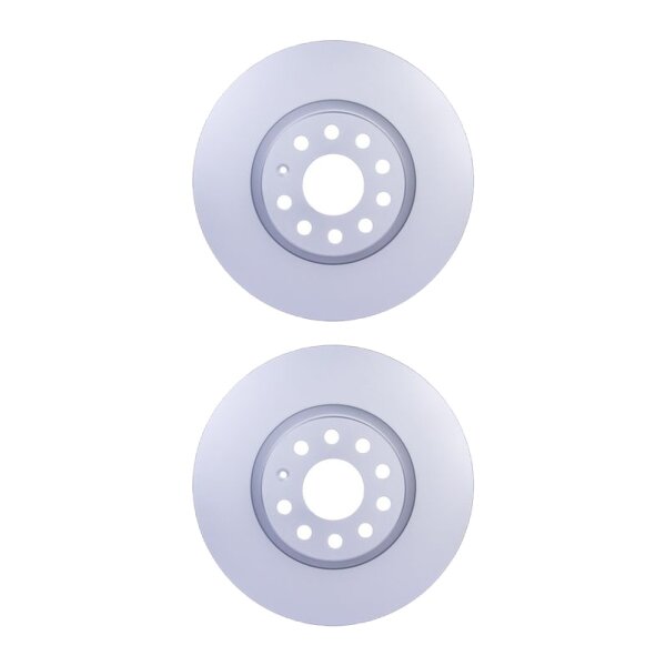 2 Brake Discs internally ventilated Ø 65 mm 25 mm HELLA for e.g. AUDI A3