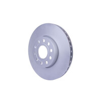 2 Brake Discs internally ventilated Ø 65 mm 24.9 mm HELLA for e.g. AUDI A3