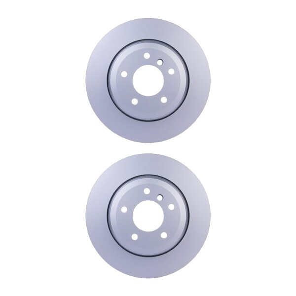 2 Brake Discs externally ventilated Ø 75 mm 20 mm HELLA for BMW 5 Series