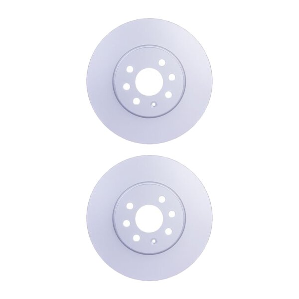 2 Brake Discs internally ventilated Ø 60 mm 25 mm HELLA for e.g. OPEL ASTRA