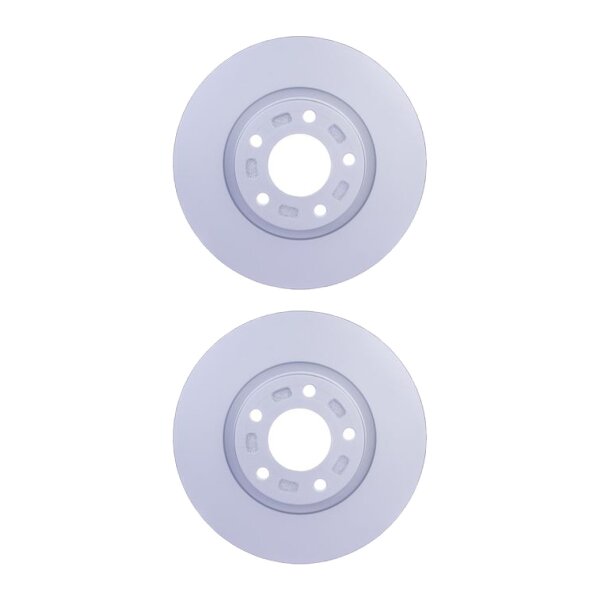2 Brake Discs internally ventilated Ø 72 mm 25 mm HELLA for e.g. MAZDA 3