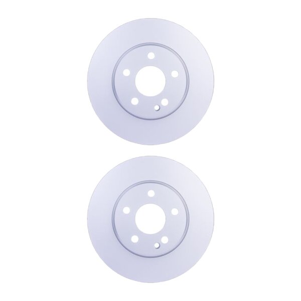 2 Brake Discs internally ventilated Ø 67 mm 25 mm HELLA for e.g. MB B-CLASS