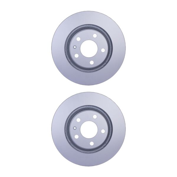 2 Brake Discs externally ventilated Ø 68 mm 22 mm HELLA for e.g. AUDI A4