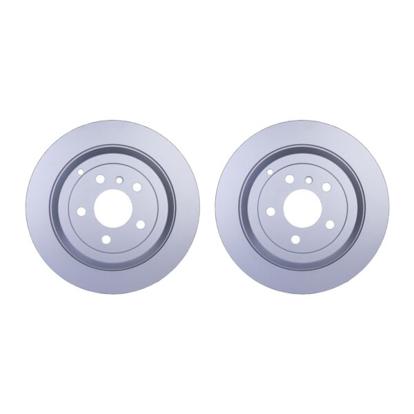 2 Brake Discs full Ø 67 mm 14 mm HELLA suitable for e.g. MB R-CLASS