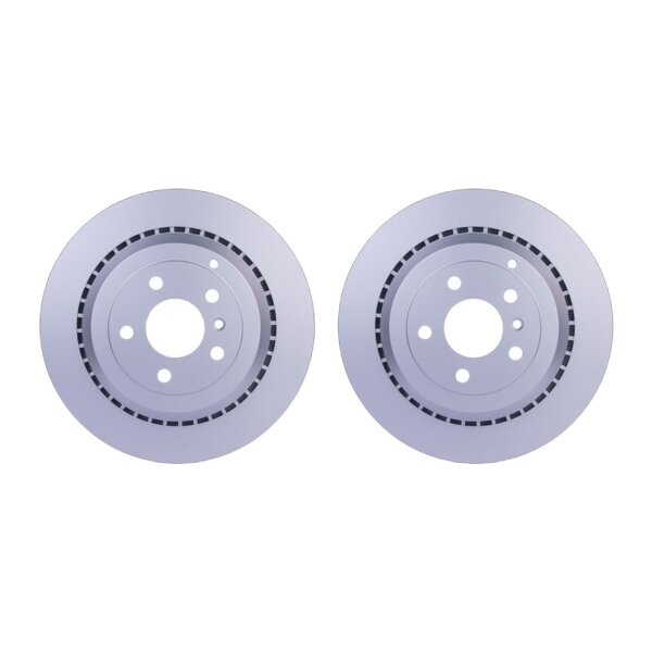 2 Brake Discs with external ventilation Ø 67 mm 22 mm HELLA for e.g. MB R-CLASS
