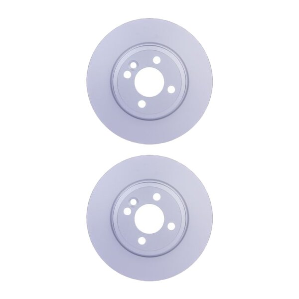 2 Brake Discs internally ventilated Ø 64.1 mm 22 mm HELLA for e.g. MINI MINI