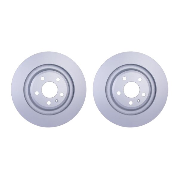 2 Brake Discs externally ventilated Ø 68 mm 22 mm HELLA for e.g. AUDI A4