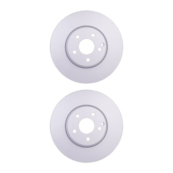 2 Brake Discs internally ventilated Ø 67 mm 28 mm HELLA for e.g. MB C-CLASS