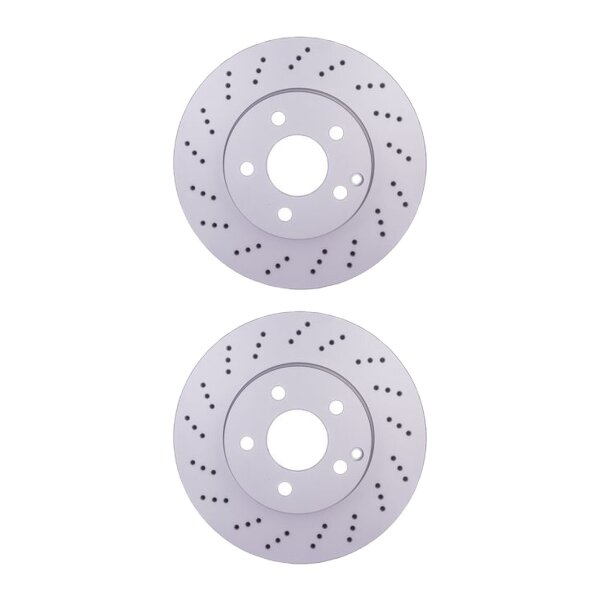 2 Bremsscheiben innenbelüftet Ø 67 mm 28 mm HELLA für u.a. MB C-KLASSE
