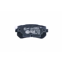 Brake pad set, rear brake disc HELLA PAGID for KIA