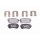 Brake pad set, rear brake disc HELLA PAGID for KIA