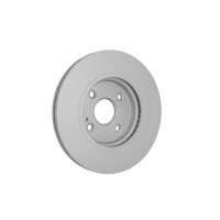 2 Brake Discs internally ventilated Ø 55 mm 23 mm HELLA for e.g. MAZDA 2