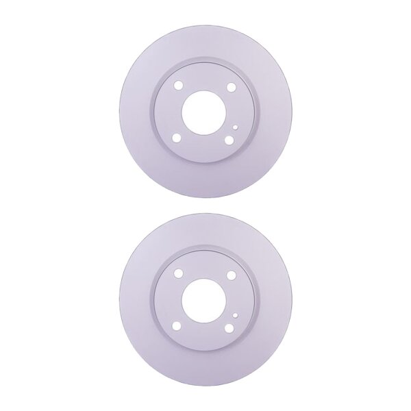 2 Brake Discs internally ventilated Ø 63.5 mm 23 mm HELLA for FORD FIESTA