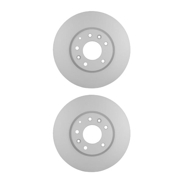 2 Brake Discs internally ventilated Ø 72 mm 25 mm HELLA for e.g. MAZDA 6