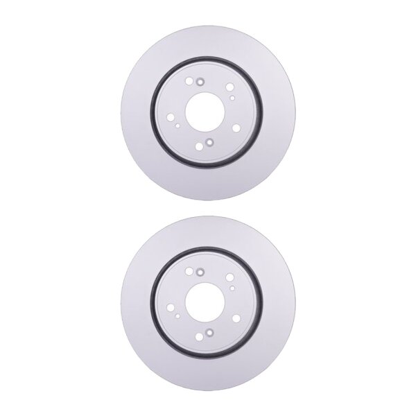 2 Brake Discs externally ventilated Ø 64.1 mm 28 mm HELLA for HONDA CR-V