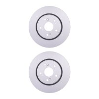2 Brake Discs externally ventilated Ø 64.1 mm 28...