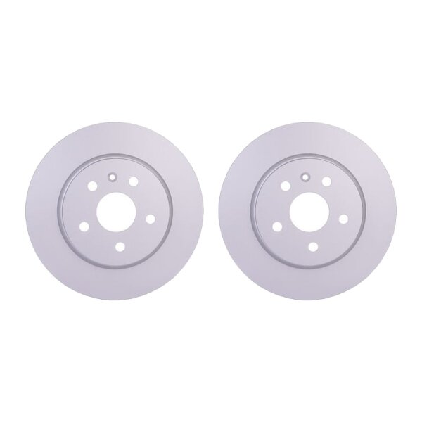 2 Brake Discs internally ventilated Ø 67.4 mm 23 mm HELLA for e.g. OPEL INSIGNIA