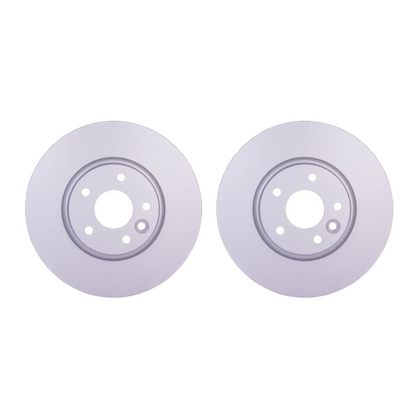 2 Brake Discs internally ventilated Ø 63.6 mm 28 mm HELLA for FORD MONDEO