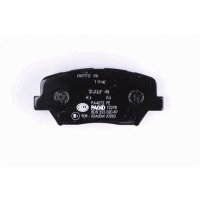 Brake pad set, front brake disc HELLA PAGID for KIA