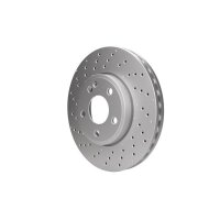 2 Brake Discs internally ventilated Ø 67 mm 28 mm HELLA for e.g. MB A-CLASS