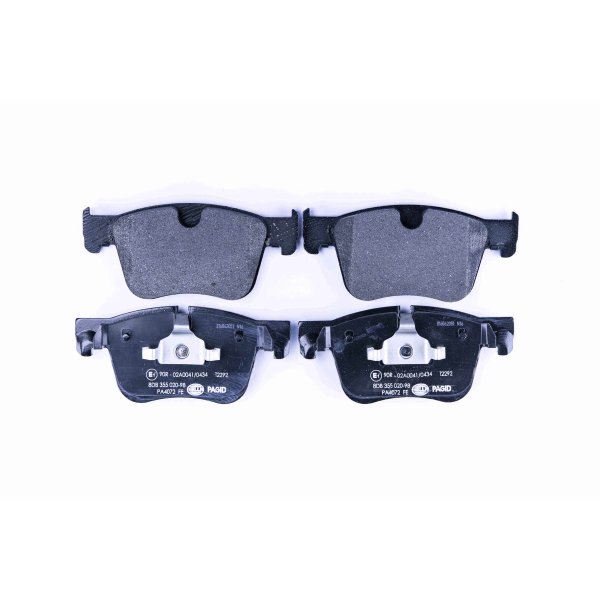 Brake pad set, front brake disc HELLA PAGID for CITROEN PEUGEOT