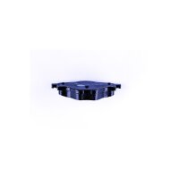 Brake pad set without wear warning 17.3 mm HELLA for e.g. PEUGEOT 3008