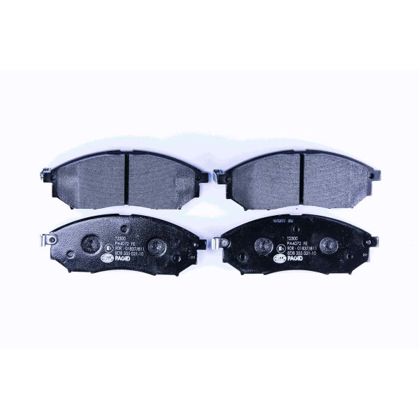 Bremsbelagsatz Bremsscheibe vorne HELLA für INFINITI NISSAN