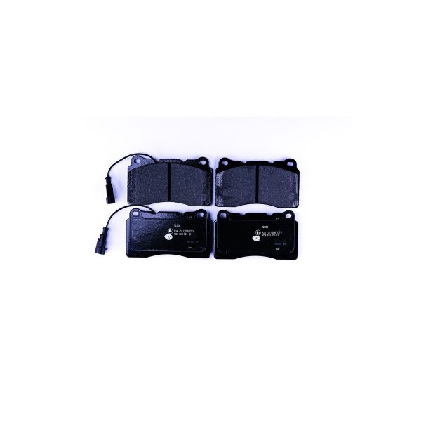 Brake pad set with wear warning contact 16 mm HELLA for e.g. ALFA ROMEO