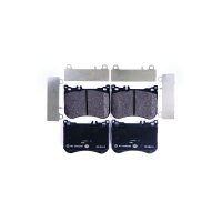 Brake pad set discs with wear warning 17.5 mm HELLA for...