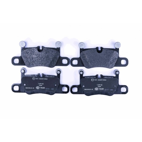 Brake pad set, rear disc brake HELLA PAGID for PORSCHE 911