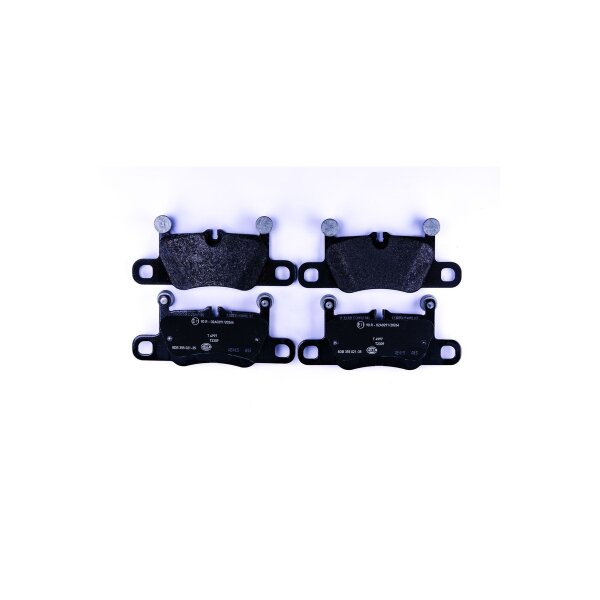 Bremsbelagsatz Scheiben mit Verschleißwarnung 16,2 mm HELLA für u.a. PORSCHE 911