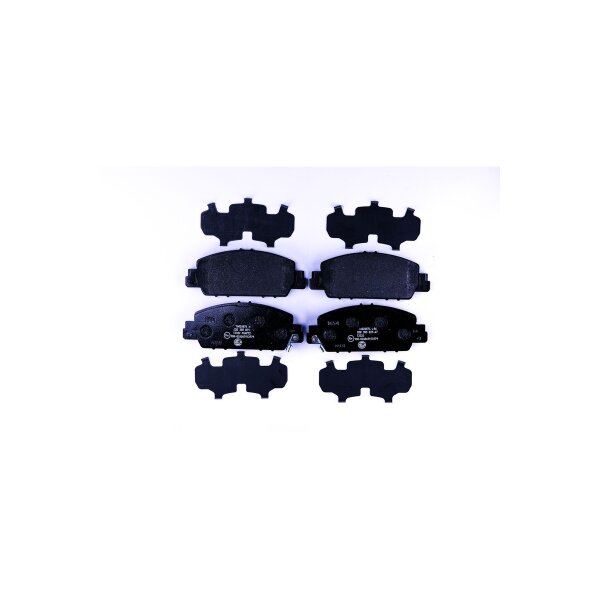 Brake pad set discs with wear warning 16.4 mm HELLA for e.g. HONDA HR-V